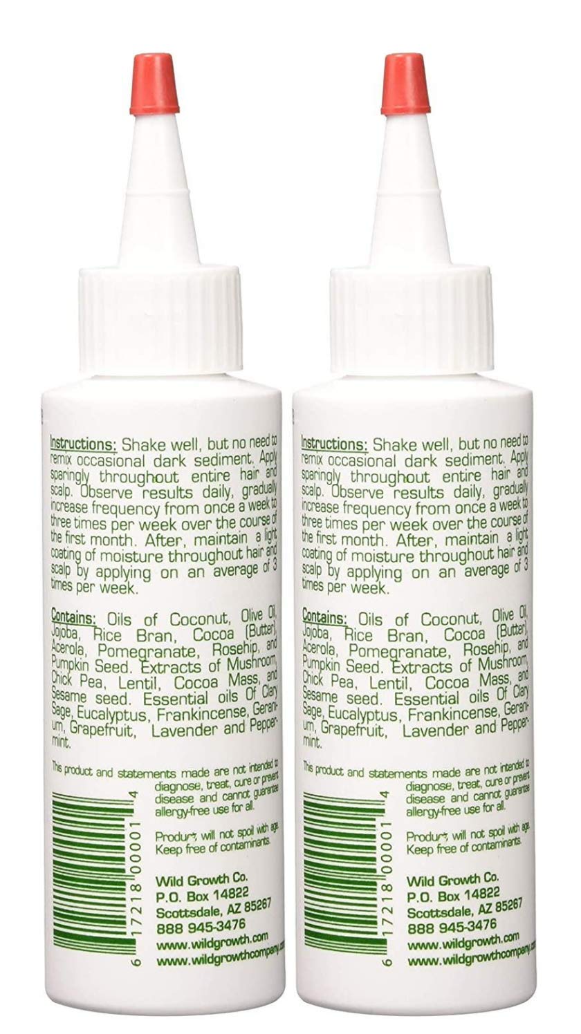 Wild Growth Hair Oil 4oz Pack of 2